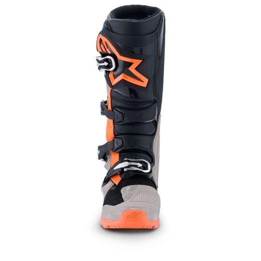 BOTY TECH 7 ENDURO, ALPINESTARS (ČERNÁ/TMAVĚ ŠEDÁ/ORANŽOVÁ FLUO) 2026