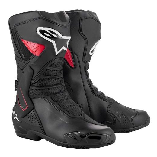 BOTY SMX-6 3 DRYSTAR, ALPINESTARS (ČERNÁ/ČERVENÁ) 2025