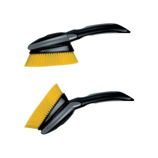 MEGUIARS VERSA ANGLE WHEEL BRUSH - KARTÁČ NA KOLA S KRÁTKÝM DRŽADLEM