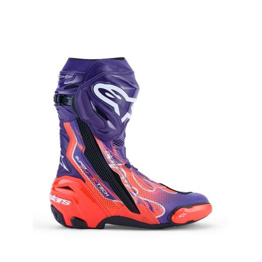 BOTY SUPERTECH R VENTED FLYTE LIMITOVANÁ EDICE JORGE MARTIN, ALPINESTARS (FIALOVÁ/ČERVENÁ/ČERNÁ) 2026