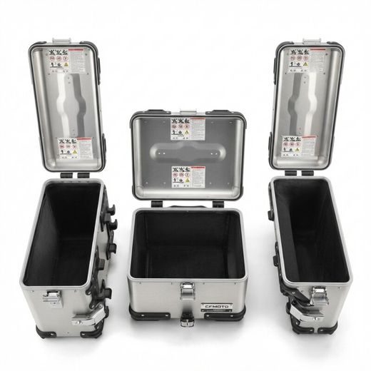 SADA KUFRŮ CFMOTO MT PRO STŘÍBRNÉ
