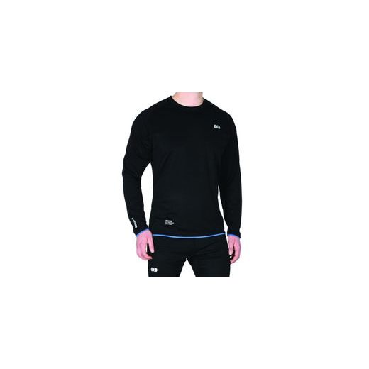 TERMOPRÁDLO S DLOUHÝM RUKÁVEM COOL DRY, OXFORD (ČERNÉ)