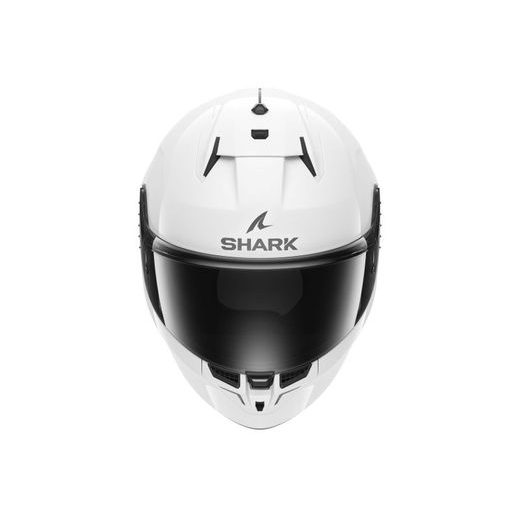 SHARK INTEGRÁLNÍ MOTO PŘILBA D-SKWAL 3 BLANK BARVA BÍLÁ/LESKLÁ