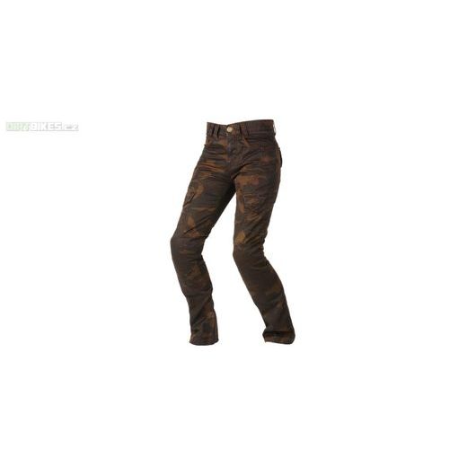 DÁMSKÉ MOTO JEANSY AYRTON CAMINO (HNĚDÉ CAMO/SEPRANÉ)
