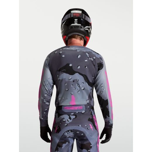 DRES RACER LONE, ALPINESTARS (ŠEDÁ CAMO/FIALOVÁ) 2027