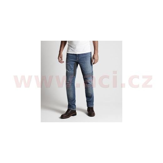 KALHOTY, JEANSY FURIOUS PRO, SPIDI (MODRÉ, STŘEDNĚ SEPRANÉ)