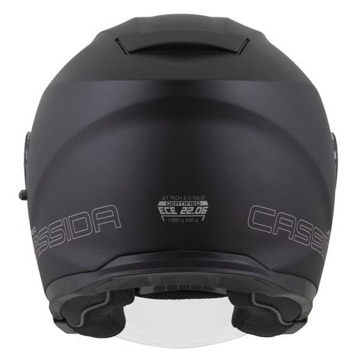 CASSIDA JET TECH 2.0 SOLID ČERNÁ MATNÁ ŠEDÁ 