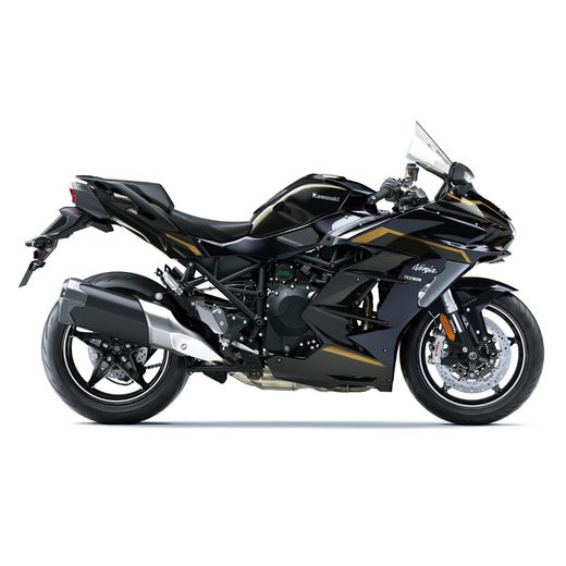 KAWASAKI NINJA H2 SX SE MY26 METALLIC BRILLIANT GOLDEN BLACK / METALLIC DIABLO BLACK
