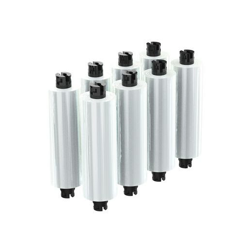 NÁPLŇ ROLL-OFF WIDE VISION SYSTÉM PRO BRÝLE SUPERTECH/VISION 8/5/3, ALPINESTARS (VÝŠKA VÁLEČKU 49 MM, SADA 8 KS, ČIRÉ)