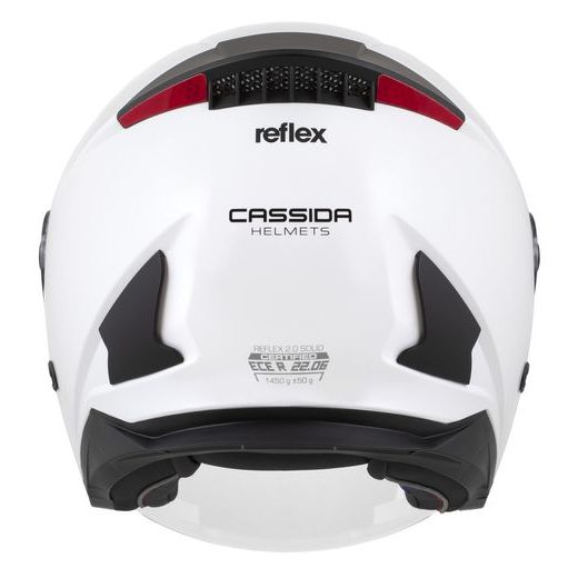 PŘILBA REFLEX 2.0 SOLID, CASSIDA (BÍLÁ/ČERNÁ) 2025