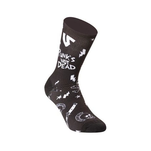 PONOŽKY PUNK'S NOT DEAD, UNDERSHIELD (ČERNÁ)