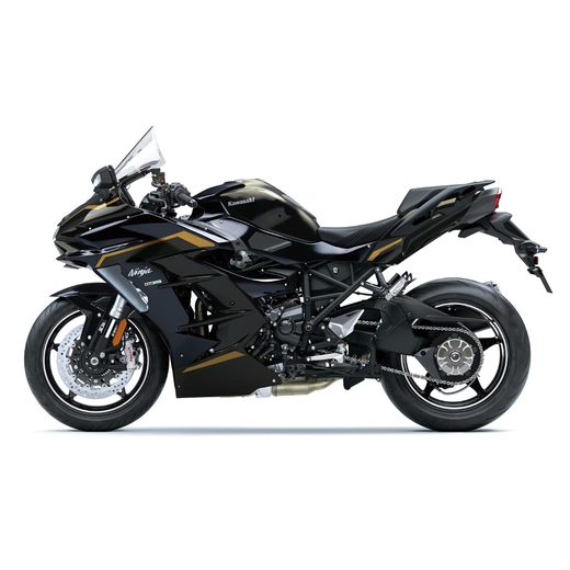 KAWASAKI NINJA H2 SX SE MY26 METALLIC BRILLIANT GOLDEN BLACK / METALLIC DIABLO BLACK