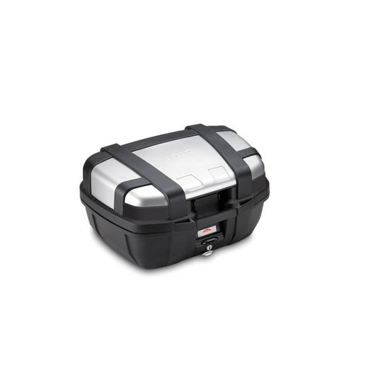 GIVI TRK 52N KUFR TREKKER ČERNÝ S HLINÍKOVÝM VÍKEM (MONOKEY), OBJEM 52 LTR.