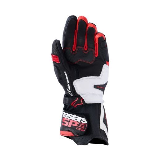 RUKAVICE SP-9, ALPINESTARS (ČERNÁ/BÍLÁ/ČERVENÁ) 2026
