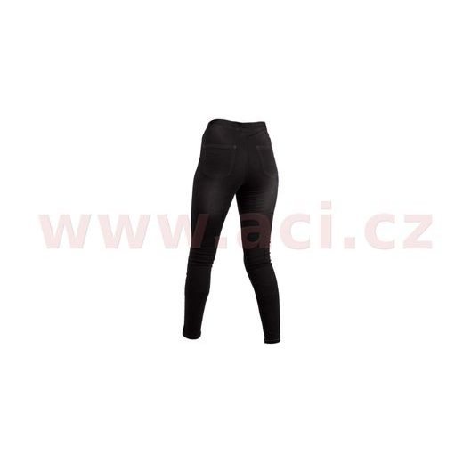 ZKRÁCENÉ KALHOTY SUPER JEGGINGS 2.0, OXFORD, DÁMSKÉ (ČERNÉ)