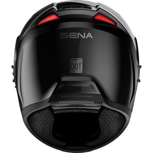 PŘILBA S HEADSETEM PHANTOM, SENA (LESKLÁ ČERNÁ)
