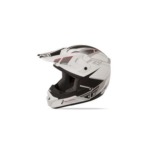 PŘILBA KINETIC IMPULSE, FLY RACING - USA (BÍLÁ/ČERNÁ)