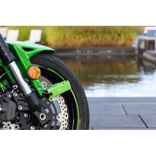 ZÁMEK NA KOTOUČOVOU BRZDU GRANIT DETECTO XPLUS 2.0 (PRŮMĚR TŘMENU 13 MM), ABUS (ZELENÝ)