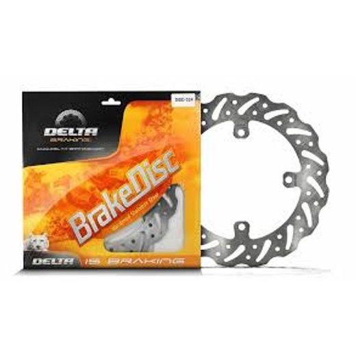 DELTA KOTOUČ BRZDOVÝ NEREZOVÝ - ZUBATÝ DESING WAVE - KAWASAKI KX85 / 01-20+KX100 / 01-18