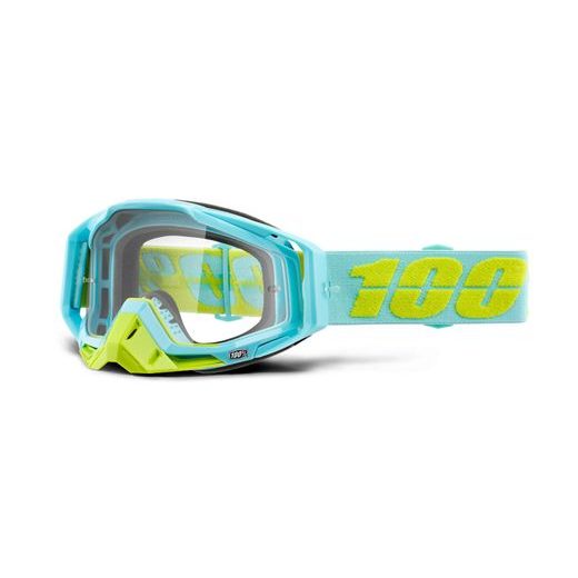 100% BRÝLE RACECRAFT PINACLES, 100% (ČIRÉ PLEXI)