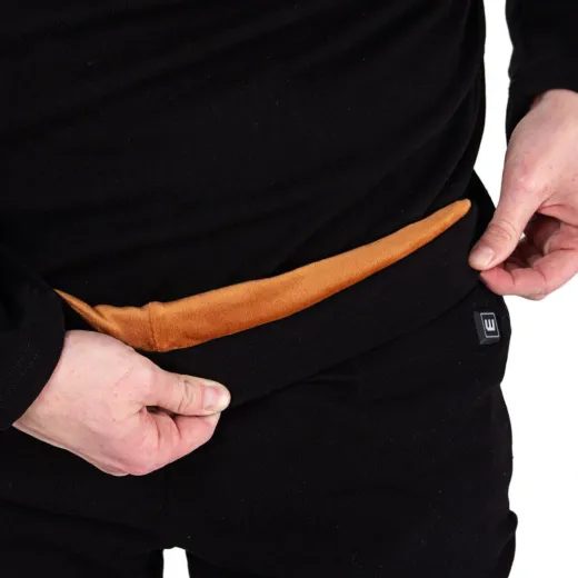PÁNSKÉ VYHŘÍVANÉ KALHOTY W-TEC INSUPANTS - ČERNÁ