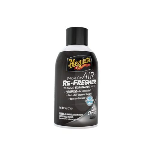 MEGUIARS AIR RE-FRESHER ODOR ELIMINATOR - DEZINFEKCE INTERIÉRU VOZIDLA (VŮNĚ BLACK CHROME) 71 G