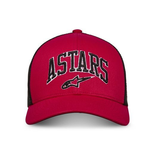 KŠILTOVKA DUNKER TRUCKER, ALPINESTARS (ČERVENÁ/ČERNÁ)