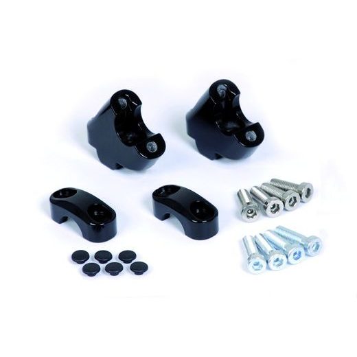 SW MOTECH ZVÝŠENÍ ŘÍDÍTEK +31 NAHORU+22 DOZADU ČERNÉ