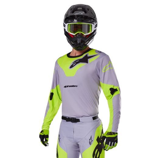 DRES RACER VEIL, ALPINESTARS (ŠEDÁ/ŽLUTÁ FLUO) 2025