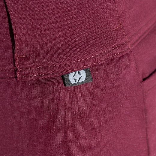 KALHOTY SUPER LEGGINGS 2.0, OXFORD, DÁMSKÉ (LEGÍNY S ARAMIDOVOU PODŠÍVKOU, BORDÓ)