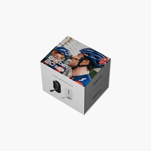 MESH HANDSFREE HEADSET BIKOM 20, SENA (ČERNÝ + BÍLÝ, SADA 2 JEDNOTEK)