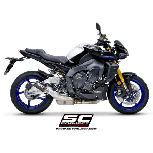 SC-PROJECT KARBONOVÝ VÝFUK CR-T S MŘÍŽKOU STONEGUARD YAMAHA MT-10 22-