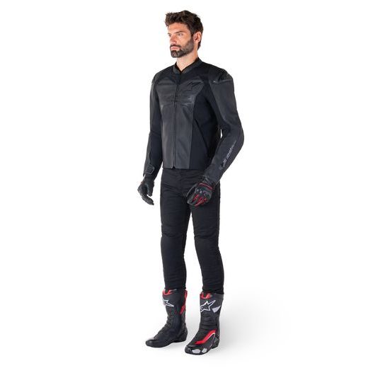 BUNDA FASTER 3 AIRFLOW, ALPINESTARS (ČERNÁ/ČERNÁ) 2025