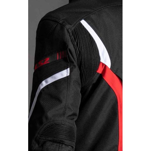 LS2 GATE MAN JACKET BLACK RED