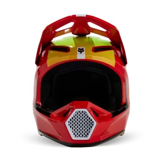 FOX MOTOKROSOVÁ PŘILBA V1 BALLAST HELMET FLUO/RED 