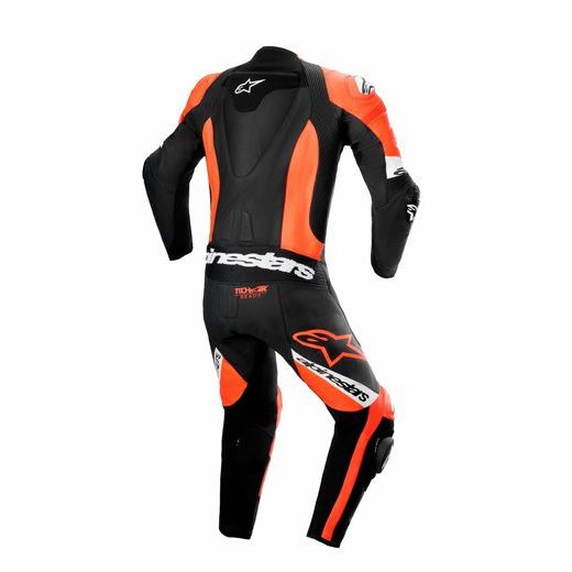 JEDNODÍLNÁ KOMBINÉZA MISSILE 2 WARD, ALPINESTARS (ČERNÁ/ČERVENÁ FLUO/BÍLÁ) 2024