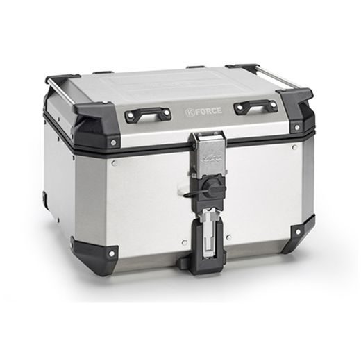 MONOKEY TOPCASE K-FORCE - 48L, KAPPA (STŘÍBRNÝ, HLINÍK, 32,3X45,4X48 CM)