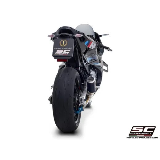 SC-PROJECT VÝFUK Z UHLÍKOVÝCH VLÁKEN CR-T S MŘÍŽKOU PROTI KAMENŮM BMW M 1000 RR (25) E5+