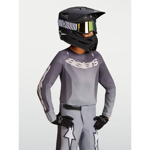 DRES RACER AMBER YOUTH, ALPINESTARS, DĚTSKÉ (TMAVĚ ŠEDÁ/SVĚTLE ŠEDÁ) 2027