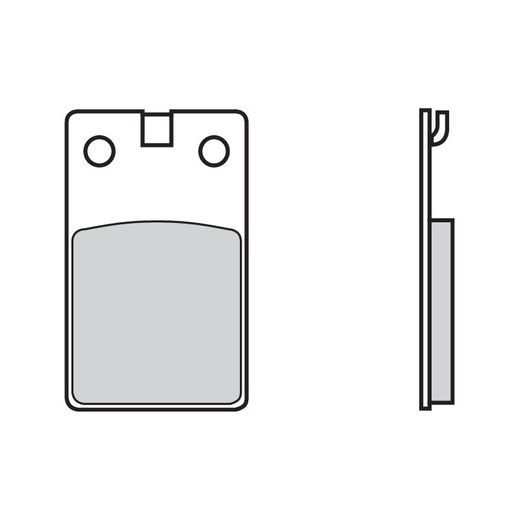 BRZDOVÉ DESTIČKY BREMBO 07008 BRZDOVÉ DESTIČKY PRO SKÚTRY CC