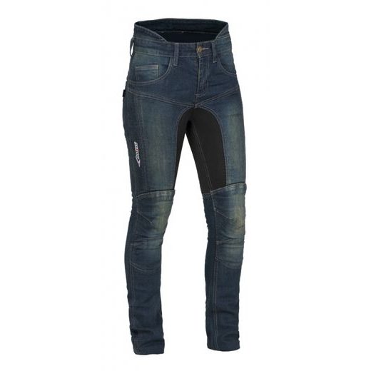 MBW DÁMSKÉ KEVLAROVÉ MOTO JEANS REBEKA MODRÉ