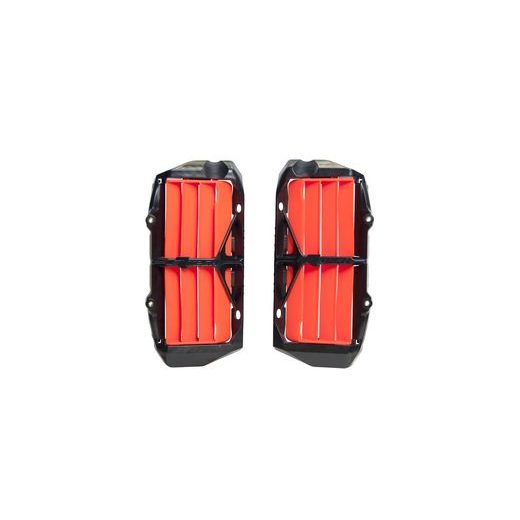 ŽALUZIE CHLADIČE KTM/HUSQVARNA, RTECH (ORANŽOVÉ, PÁR)