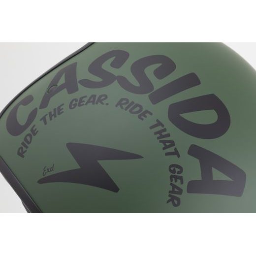 PŘILBA OXYGEN 2.0 GEAR, CASSIDA (ZELENÁ MATNÁ/ČERNÁ) 2025