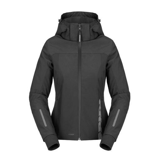BUNDA HOODIE H2OUT 2 LADY, SPIDI, DÁMSKÁ (ČERNÁ)