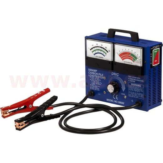 TESTER BATERIÍ 500A2 - ZKOUŠEČKA ZATÍŽENÍ AŽ DO 500A