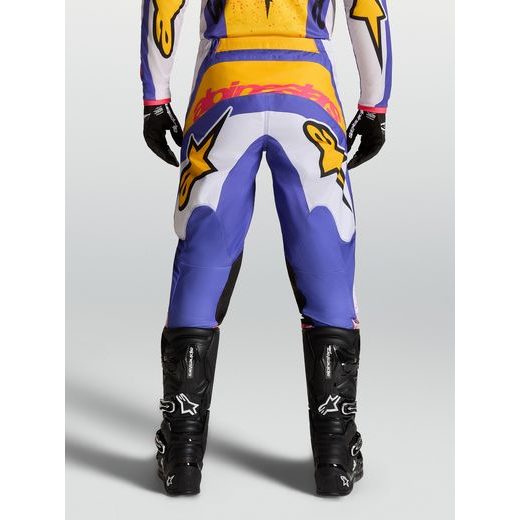 KALHOTY FLUID DRAG, ALPINESTARS (SVĚTLE ŠEDÁ/FIALOVÁ/ZLATÁ) 2027