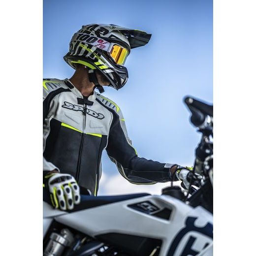 PŘILBA CASSIDA CROSS CUP SONIC (ČERNÁ/BÍLÁ/ŽLUTÁ FLUO/ŠEDÁ)