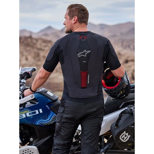 AIRBAGOVÁ VESTA TECH-AIR®5 PLASMA SYSTEM, ALPINESTARS (ČERNÁ) 2025