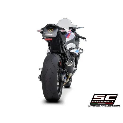 SC-PROJECT VÝFUK Z UHLÍKOVÝCH VLÁKEN CR-T S MŘÍŽKOU PROTI KAMENŮM BMW S 1000 RR (23-24) E5