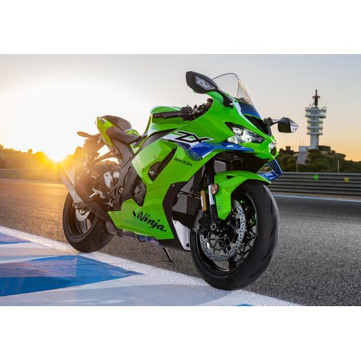 KAWASAKI NINJA ZX-10R MY26 METALLIC MATTE GRAPHENESTEEL GRAY / METALLIC SPARK BLACK / LIME GREEN